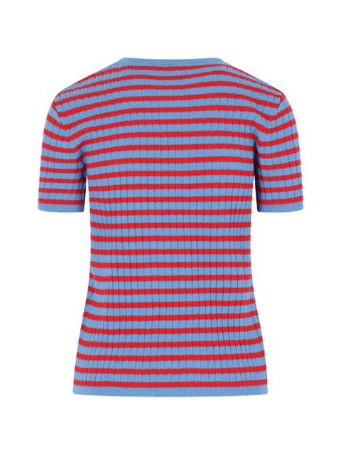 Valentino Garavani striped logo knitwear - Blue - zdjęcie produktu nr 2