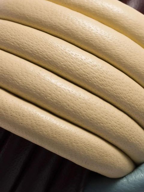 Miu Miu leather keyring - Neutrals