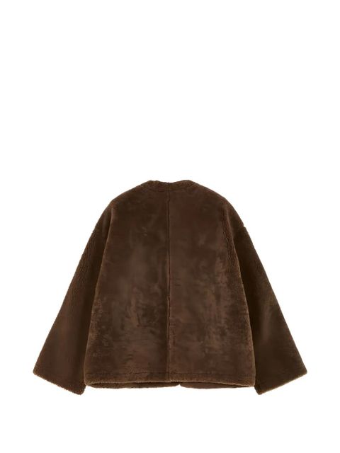 The Row round-neck long-sleeves jacket - Brown - zdjęcie produktu nr 2