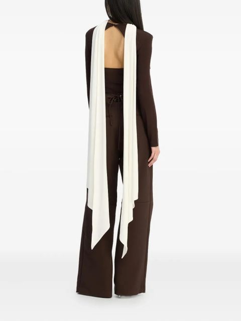 ROTATE BIRGER CHRISTENSEN corset tailored trousers - Brown