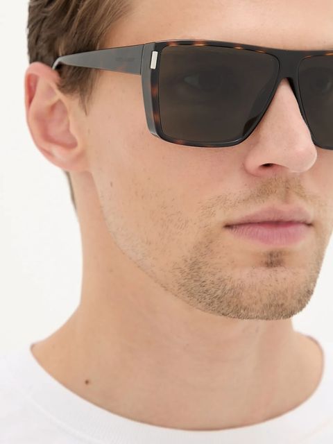 Saint Laurent okulary kolor pomarańczowy SL 756