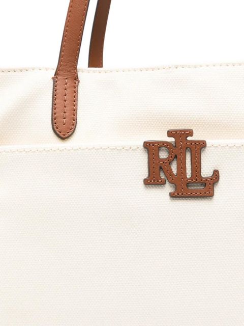 Lauren Ralph Lauren logo-detail shoulder bag - Neutrals
