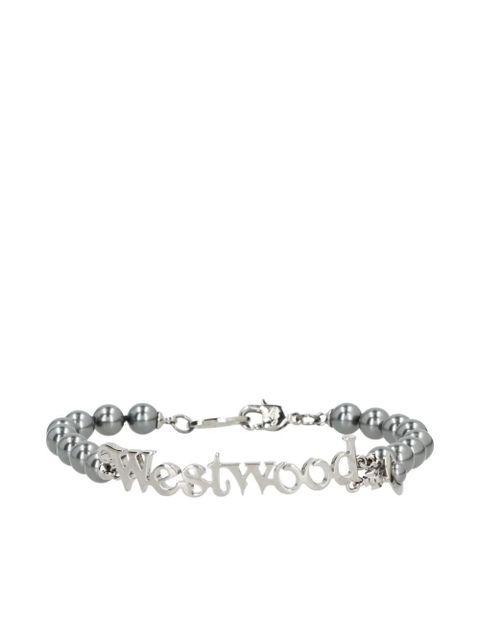 Vivienne Westwood Emilio orb beaded bracelet - Silver