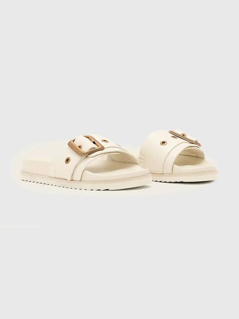 AllSaints klapki damskie skórzane Ellie Western Sandals - zdjęcie produktu nr 1