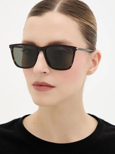 Saint Laurent okulary przeciwsłoneczne kolor brązowy SL 851