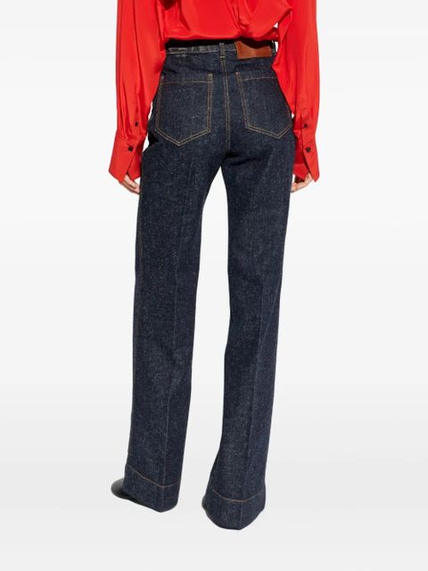 Victoria Beckham patch-pocket jeans - Blue