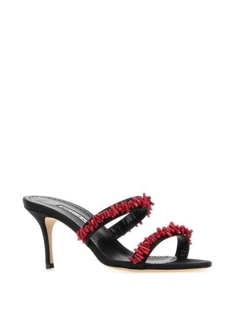 Manolo Blahnik 70mm Clorettenu sandals - Red - zdjęcie produktu nr 2
