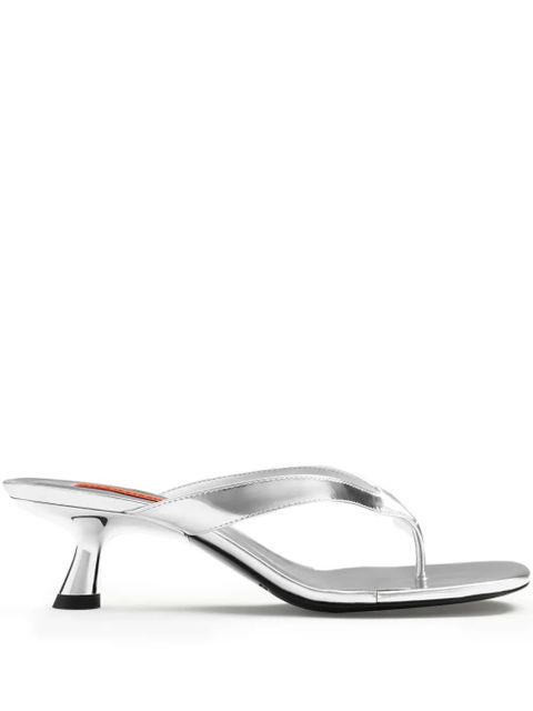 Simon Miller 57mm Beep Thong heeled sandals - Silver - zdjęcie produktu nr 1