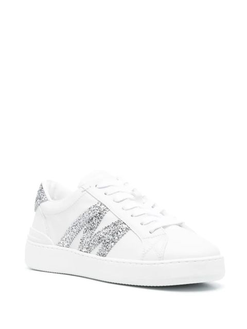 Moncler Monaco glitter-embellished sneakers - White - zdjęcie produktu nr 2