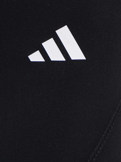 adidas Performance legginsy treningowe Hyperglam kolor czarny z nadrukiem IN9298