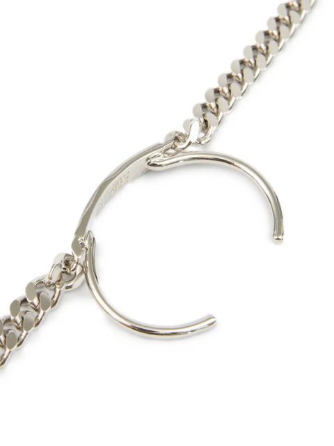 MM6 Maison Margiela chain-detail cuff bracelet - Silver