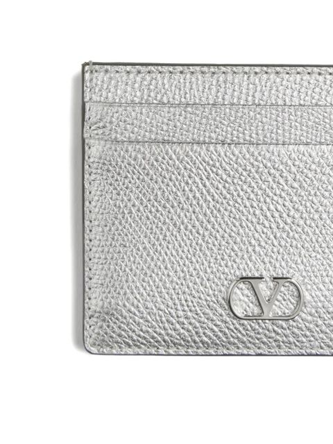 Valentino Garavani Vlogo Signature card holder - Silver