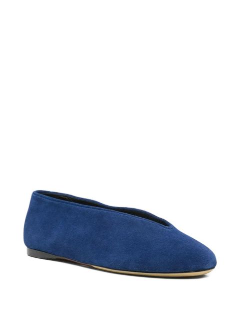 Moschino suede ballet flats - Blue - zdjęcie produktu nr 2