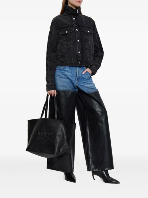 Alexander Wang zip-up denim jacket - Black - zdjęcie produktu nr 2