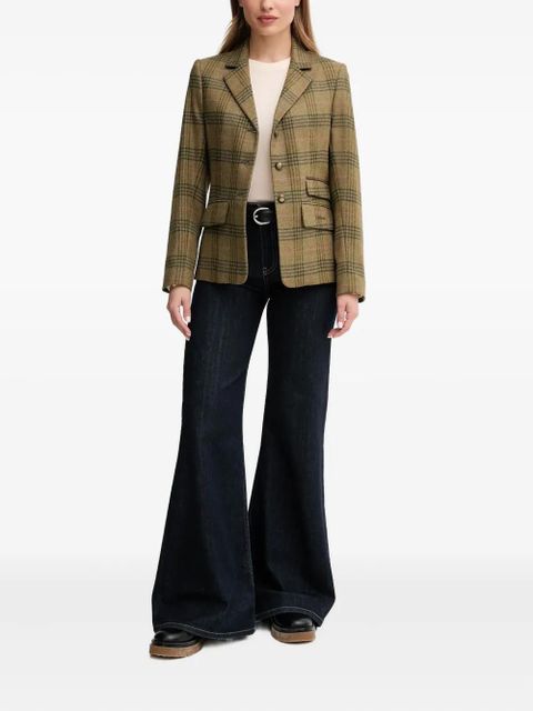 Barbour check-pattern blazer - Green - zdjęcie produktu nr 2