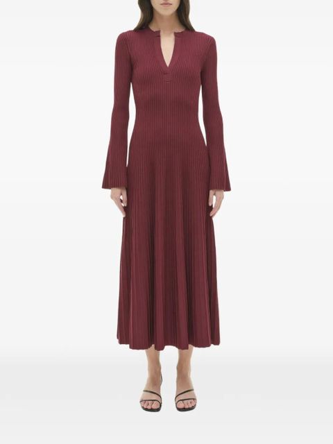 Simkhai Genna flared long-sleeve dress