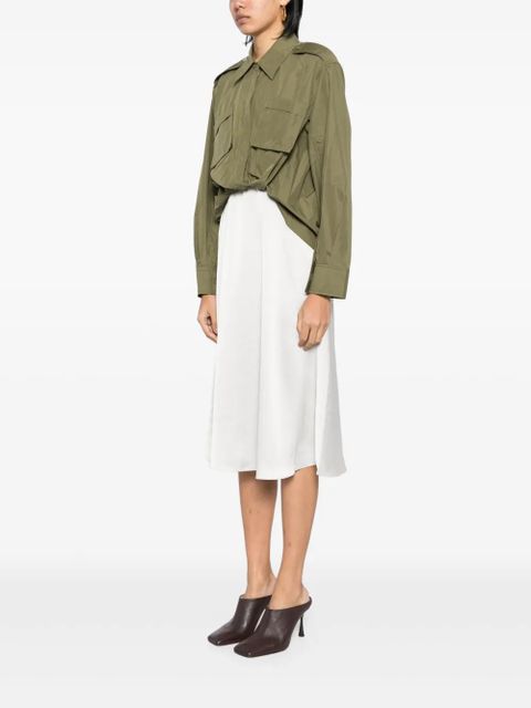 3.1 Phillip Lim draped shirt dress - Green