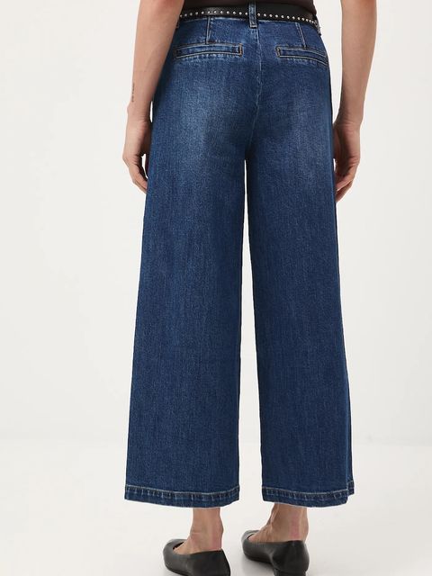 Medicine jeansy damskie kolor granatowy