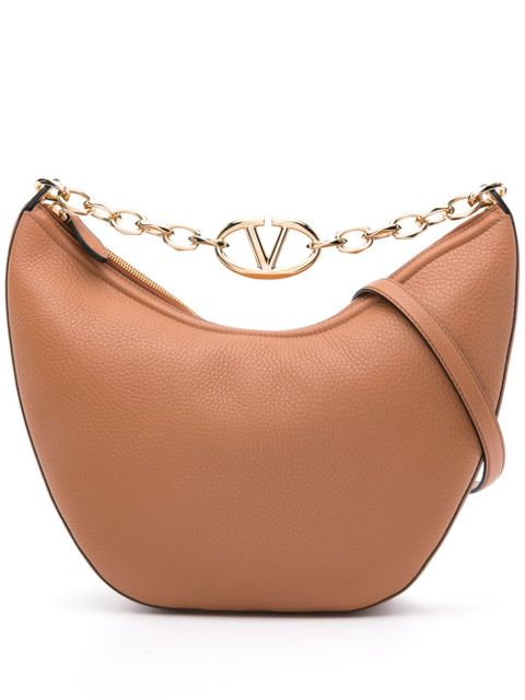 Valentino Garavani medium VLogo Moon Hobo bag - Brown - zdjęcie produktu nr 1