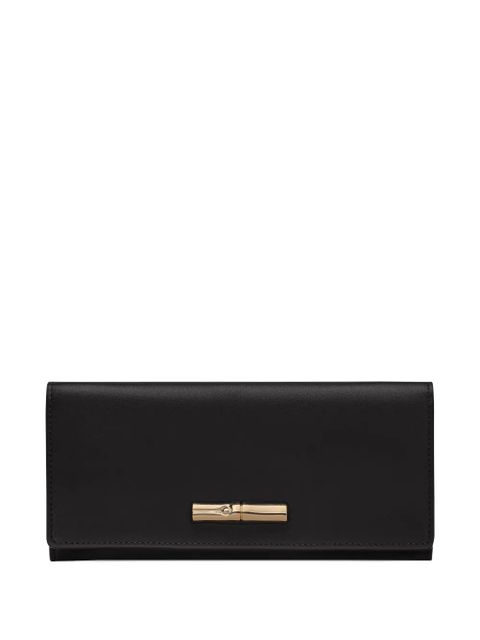 Longchamp Le Roseau long continental wallet - Black - zdjęcie produktu nr 1