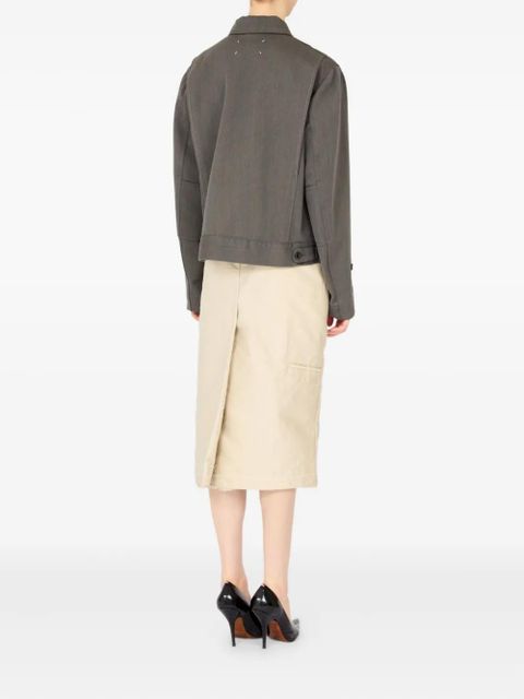 Maison Margiela zip-up jacket - Grey