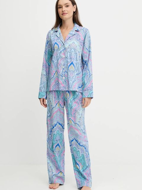 Lauren Ralph Lauren piżama damska kolor niebieski ILN92479