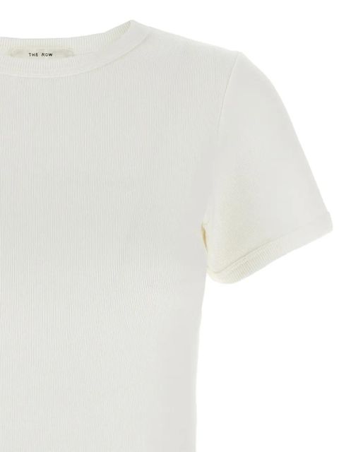 The Row Torya ribbed crew-neck t-shirt - White