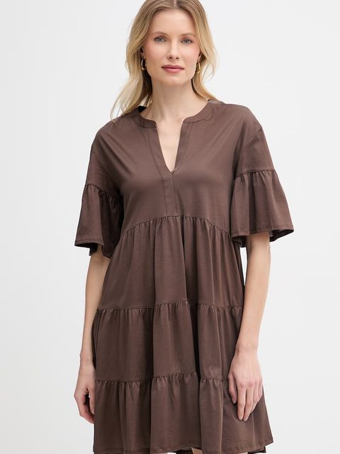 Weekend Max Mara sukienka letnia bawełniana SAGGINA - zdjęcie produktu nr 1