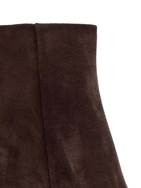 Jimmy Choo Frankie 85 suede boots - Brown - zdjęcie produktu nr 2