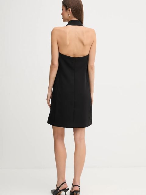 Dkny sukienka kolor czarny mini dopasowana DD5N1L95 - zdjęcie produktu nr 2