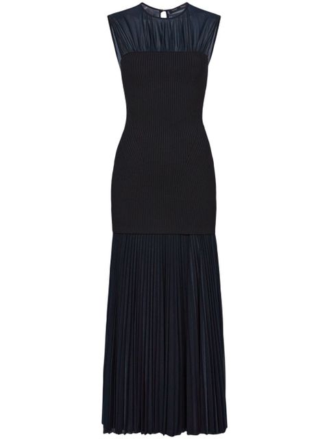 Proenza Schouler Niki semi-sheer dress - Blue