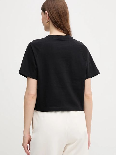 Calvin Klein Jeans t-shirt bawełniany damski kolor czarny LV047B847G
