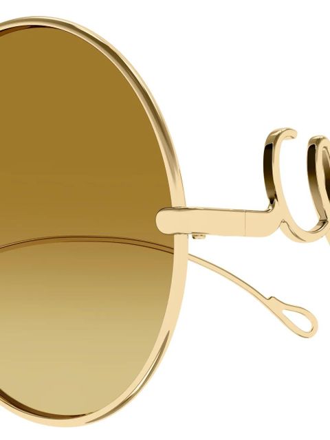Chloé Eyewear round-frame sunglasses - Gold