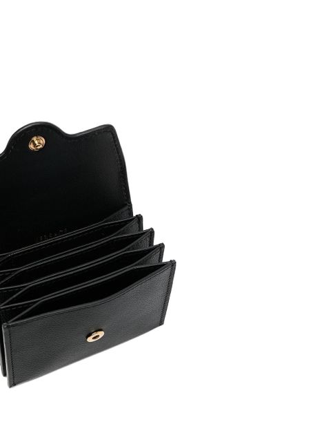Versace La Medusa leather cardholder - Black