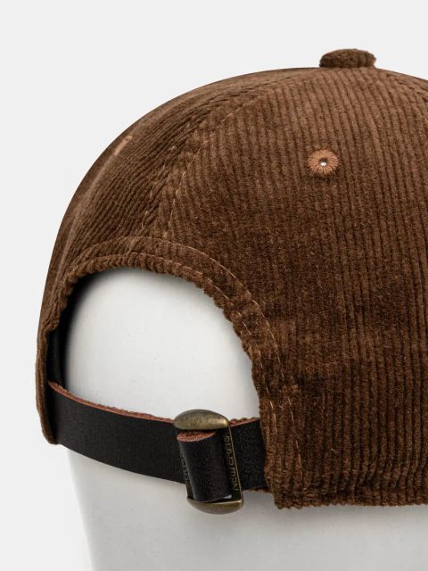 New Era czapka z daszkiem kolor brązowy gładka 60595319