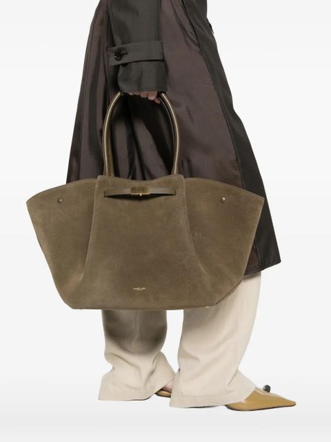 DeMellier New York suede tote bag - Green - zdjęcie produktu nr 2