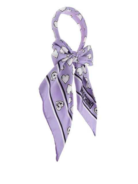 Moschino scarf headband - Purple - zdjęcie produktu nr 2