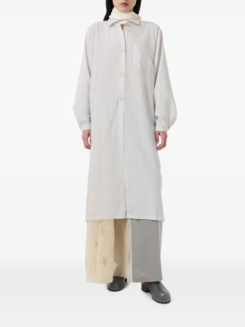 OUR LEGACY Sasso Stripe Lyocool pocket shirt - White - zdjęcie produktu nr 2