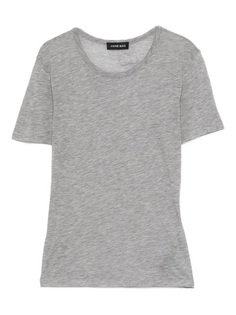 ANINE BING Sylvie short-sleeve crew neck T-shirt - Grey - zdjęcie produktu nr 1