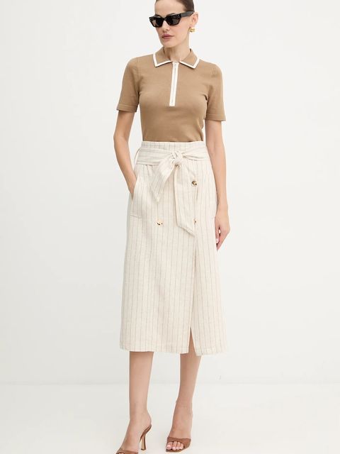 Morgan polo damski kolor brązowy MBICOSI - zdjęcie produktu nr 2