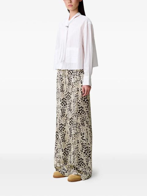 Claudie Pierlot bow-detail pocket shirt - White