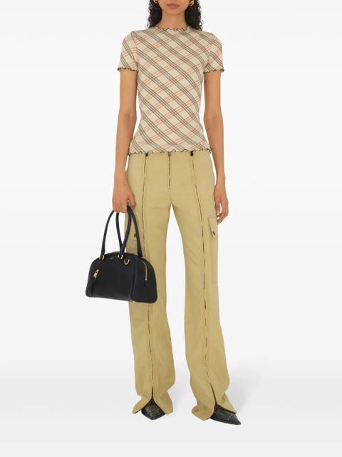 Burberry check T-shirt - Neutrals