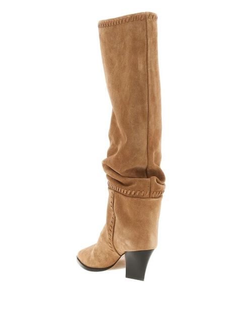Jimmy Choo 60mm Hart stitched knee-high boots - Neutrals - zdjęcie produktu nr 2