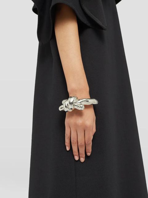 Jil Sander knot cuff bracelet - Grey - zdjęcie produktu nr 2