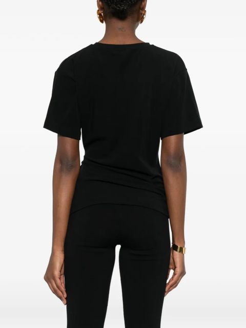 PINKO buckle draped T-shirt - Black