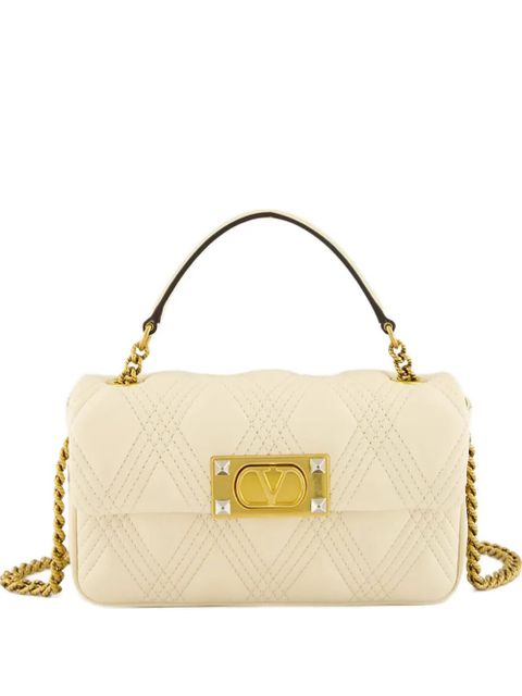 Valentino Garavani Quiltie 67 leather shoulder bag - Neutrals - zdjęcie produktu nr 1