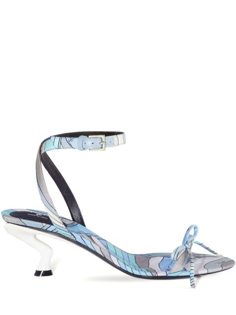 PUCCI Iride-print sandals - Blue - zdjęcie produktu nr 1