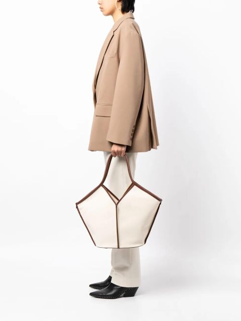 Hereu Calella canvas tote bag - Neutrals - zdjęcie produktu nr 2