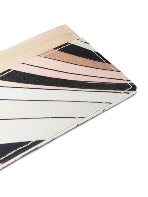 PUCCI Iride-print card holder - Neutrals
