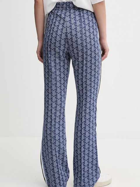 Lacoste spodnie dresowe kolor niebieski gładkie XF9313